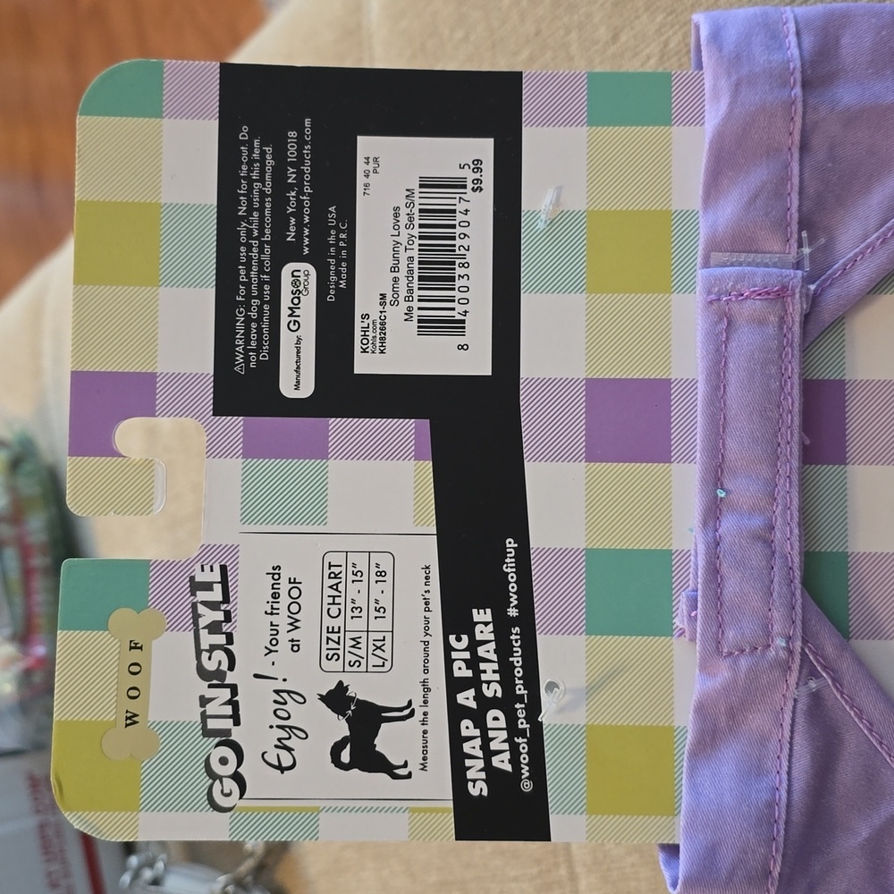 Pet Easter Bandana Set - Picture 4 of 5
